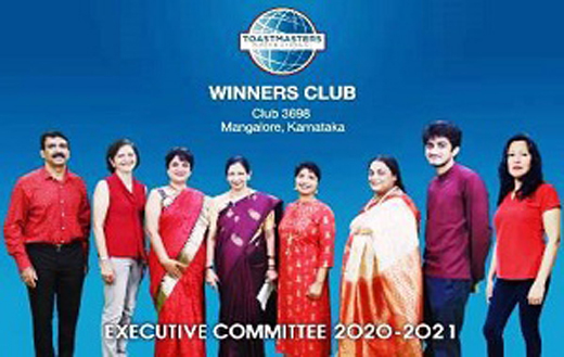 Deborah Lobo installed as President of Winners Club Toastmasters